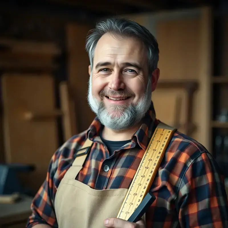 Brehm Cabinets craftsman at work